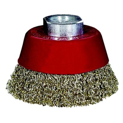 Wire Cup Brush Crimped 150mmxm14 Blister